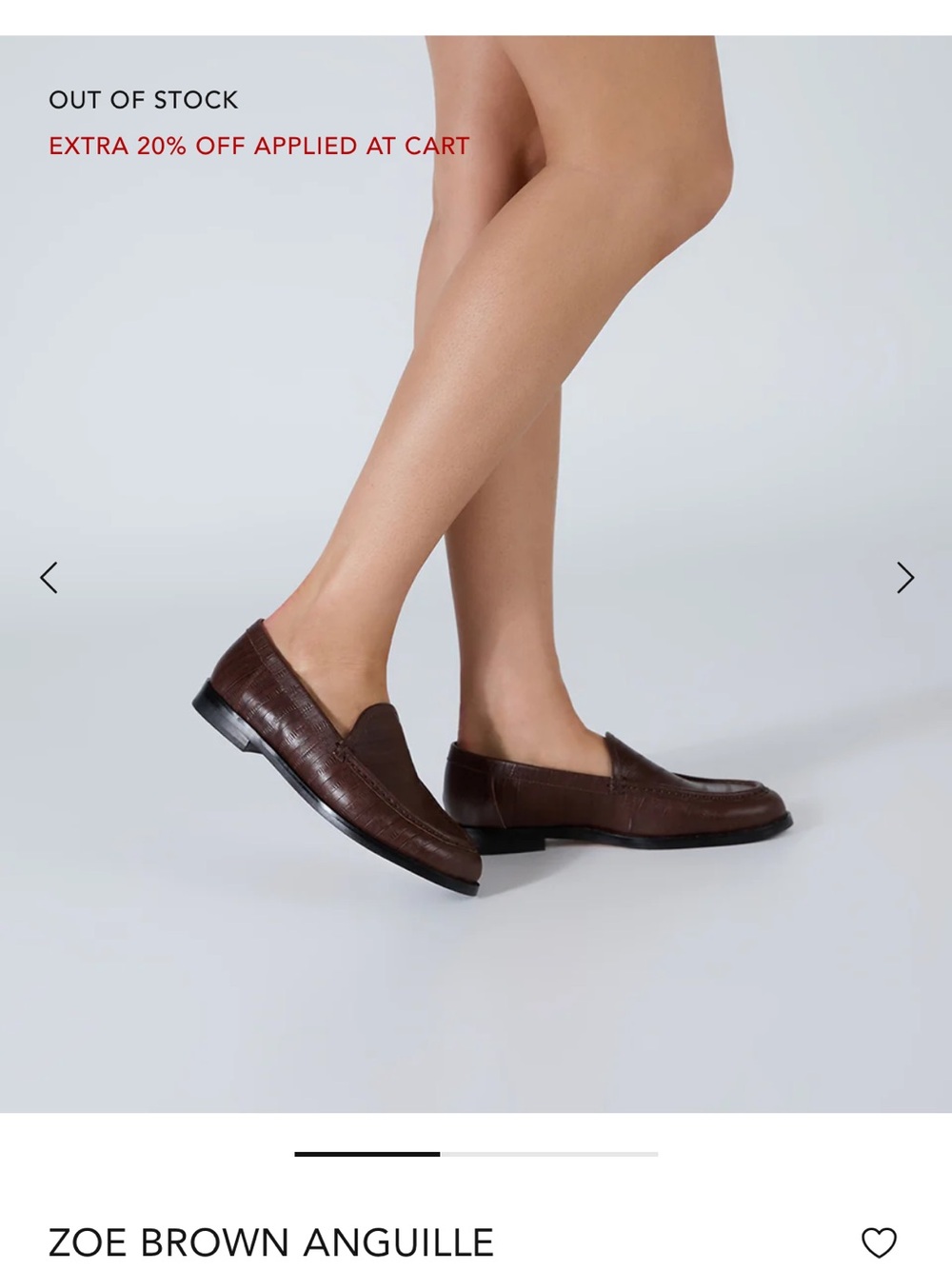 Tony Bianco ZOE BROWN ANGUILLE Brown Leather Slip-On Loafers - Picture 4 of 5